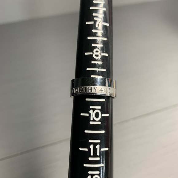 Stainless steel christian ring - Picture 1 of 2